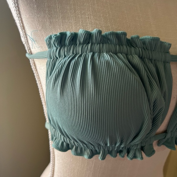 Envya Women’s Swim Bandeau Swim Top Seperate Green Size S - Picture 4 of 9